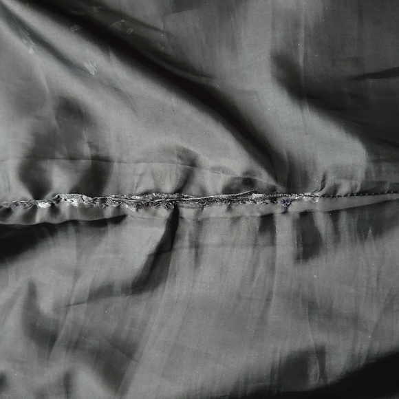 INC Black 5 Button Blazer with Ruffled Collar - Picture 6 of 6